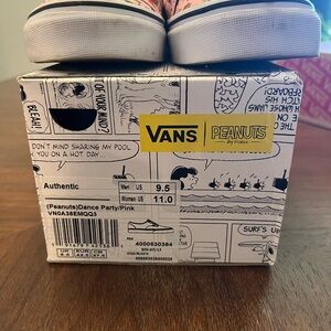 Vans Peanuts Shoes - Pink size 9.5 men’s
